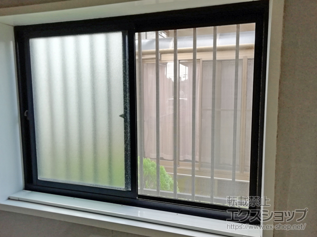 千葉県旭市のの二重窓（内窓） インプラス  引違い窓 浴室仕様 ユニットバス納まり 2枚建 施工例