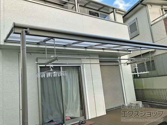 愛知県知多市ののテラス屋根 スピーネ F型 テラスタイプ 単体 積雪〜20cm対応 施工例