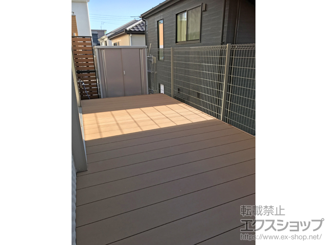 千葉県船橋市ののウッドデッキ リウッドデッキ 200 施工例