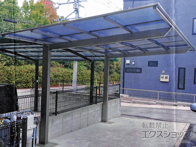 熊本県熊本市ののカーポート ソリッドポート 積雪〜20cm対応 施工例