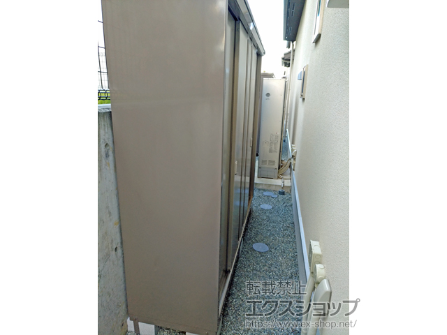 東京都八王子市のの物置・屋外倉庫 ナイソーシスター　2160×580×1903 KMW-216E-NG 施工例