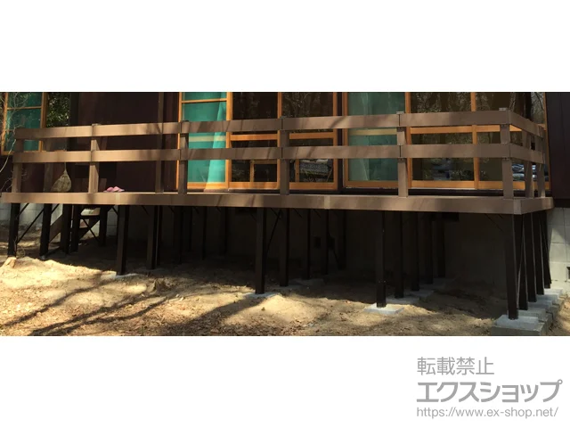 ���쌧���ܖ�s��YKKAP�̃E�b�h�f�b�L ���E�b�h�f�b�L 200�{���E�b�h �X�e�b�v5�^ L�^�C�v�i3�i�j�{���E�b�h�f�b�L�t�F���X4�^�����p�l���� �{�H��