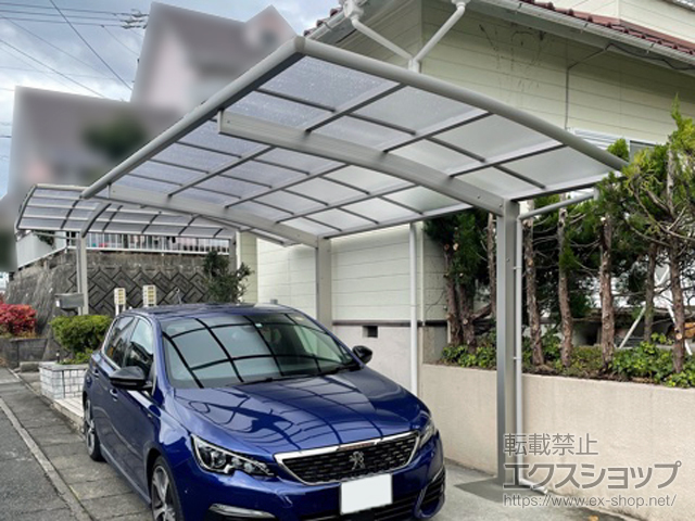 岐阜県多治見市ののカーポート レイナポートグラン　積雪〜20cm対応 施工例