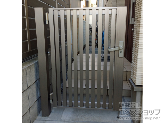 東京都多摩市のの門扉 オーバードアS4型用 開戸のみ 施工例