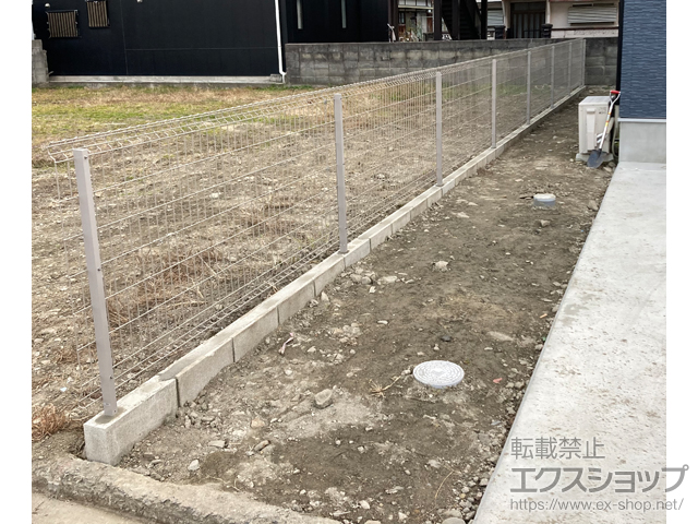 愛媛県西条市ののフェンス・柵 イーネットフェンス 2F型 施工例