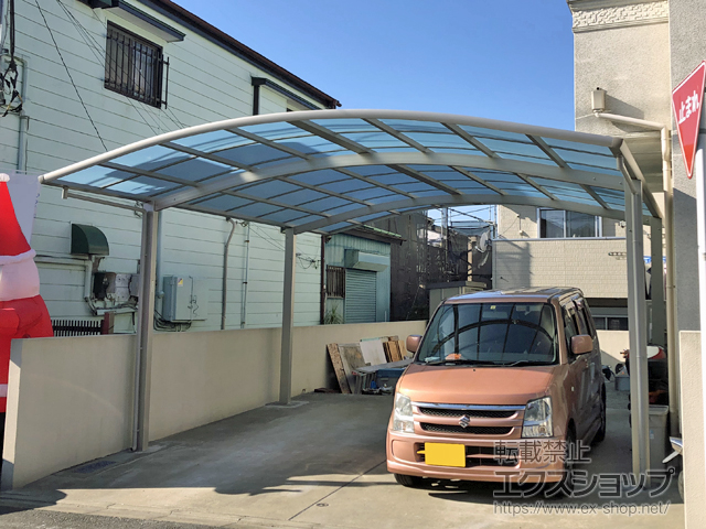 神奈川県横浜市ののカーポート レイナツインポートグラン　積雪〜20cm対応 施工例