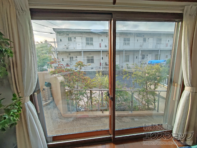 福岡県北九州市のの二重窓（内窓） プラマードU 引違い窓 2枚建 施工例