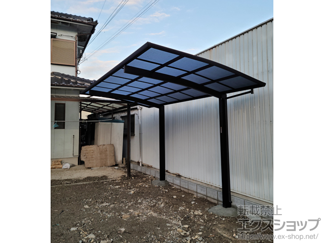 兵庫県たつの市ののカーポート プレシオスポート 積雪〜20cm対応 施工例