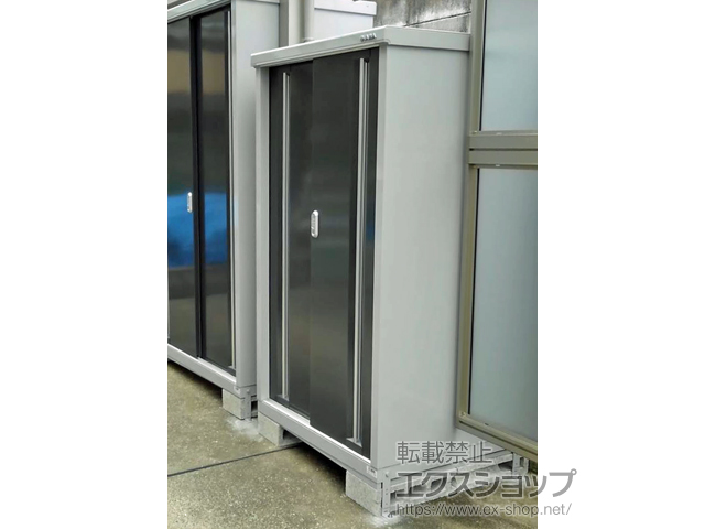 山口県下関市のの物置・屋外倉庫 シンプリー 一般型 900×755×1603 MJX-097D-CG 施工例