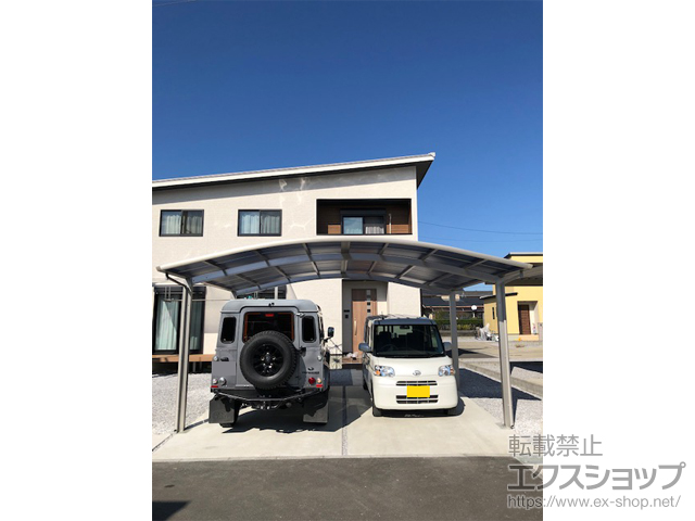 宮崎県宮崎市ののカーポート レイナツインポートグラン　積雪〜20cm対応 施工例