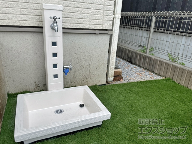 栃木県宇都宮市のの立水栓・ガーデンシンク アーバンII 施工例