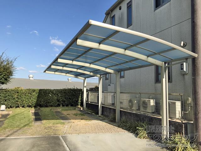 愛知県大府市ののカーポート レイナポートグラン 縦連棟　積雪〜20cm対応 施工例