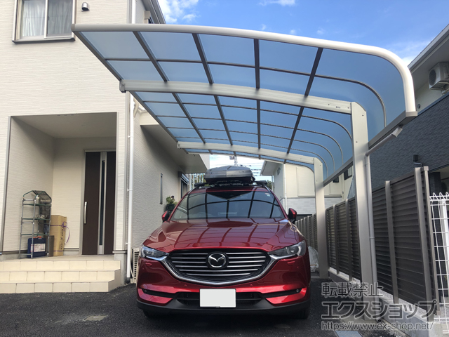 東京都稲城市ののカーポート レイナキャップポートグラン　積雪〜20cm対応 施工例