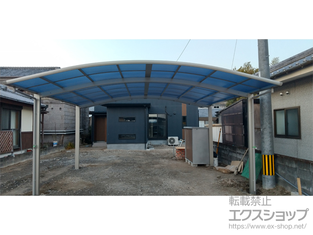宮崎県都城市ののカーポート レイナツインポートグラン　積雪〜20cm対応 施工例