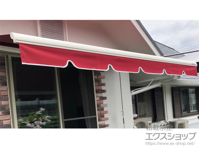 兵庫県高砂市ののオーニング・日よけ エルパティオプラス 手動式 施工例