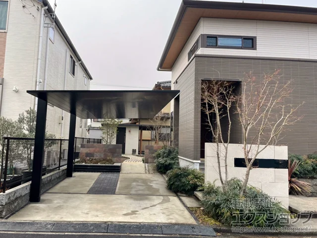 茨城県守谷市のLIXIL(リクシル)カーポート施工例(カーポートSC