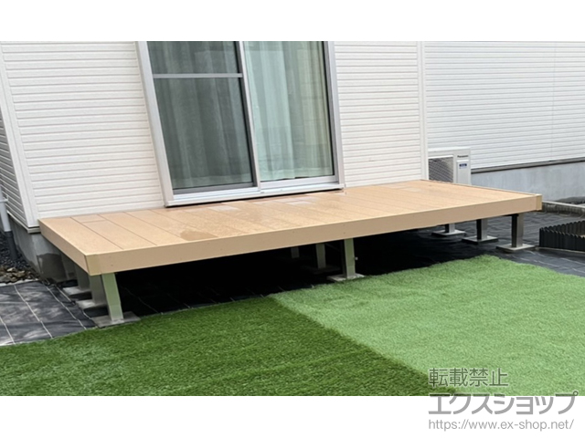 千葉県佐倉市ののウッドデッキ リウッドデッキ 200 施工例