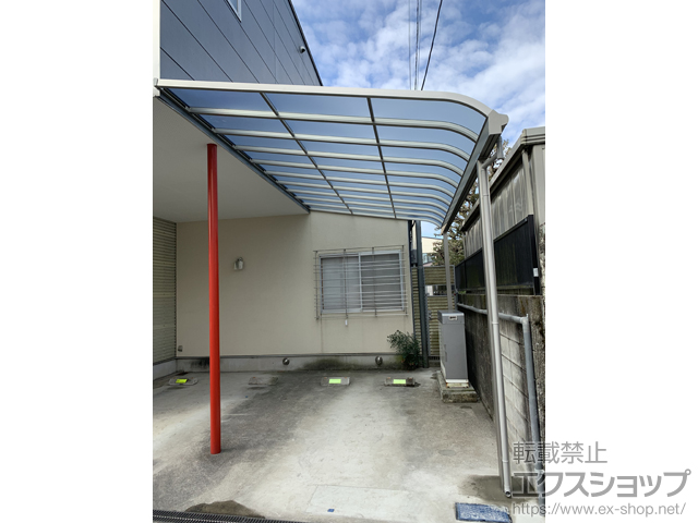 千葉県市川市ののテラス屋根 ソラリア R型 テラスタイプ 単体 積雪〜20cm対応 施工例