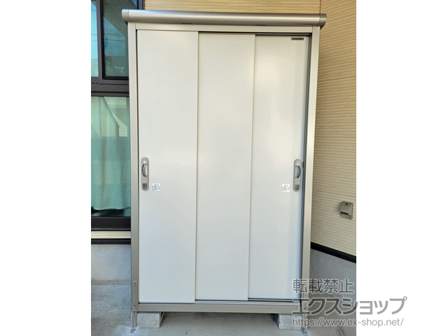 神奈川県川崎市のの物置・屋外倉庫 エスモ 一般型 1200×520×1959（ESE-1205A） ESE-1205A-PW 施工例