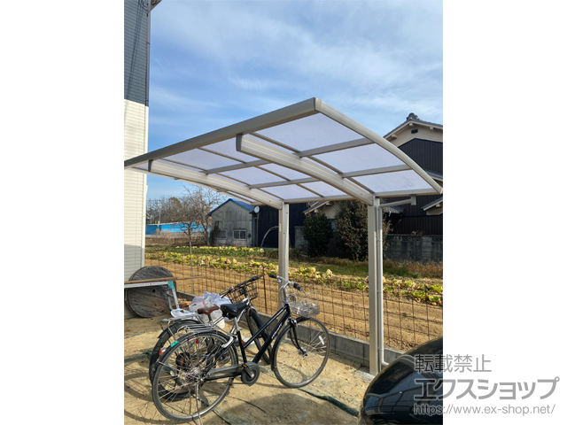 兵庫県加東市ののサイクルポート・駐輪場 プレシオスポート ミニ 積雪〜20cm対応 施工例
