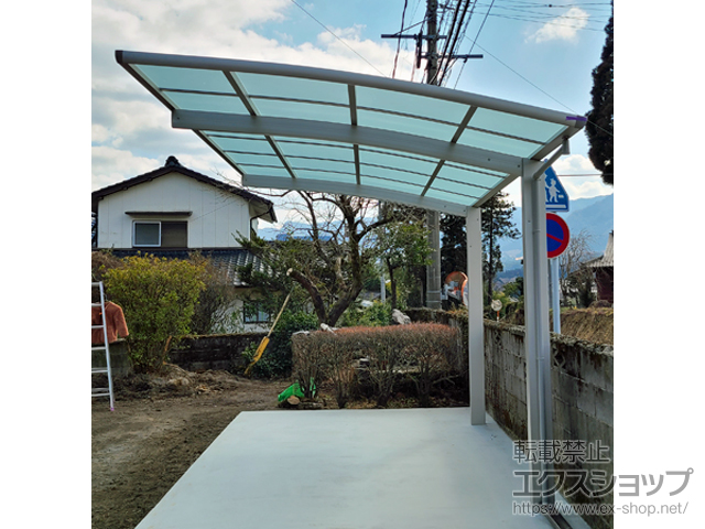 熊本県阿蘇郡南阿蘇村ののカーポート レイナポートグラン　積雪〜20cm対応 施工例