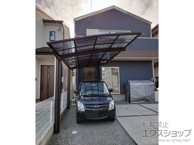 静岡県静岡市ののカーポート プレシオスポート 積雪〜20cm対応 施工例