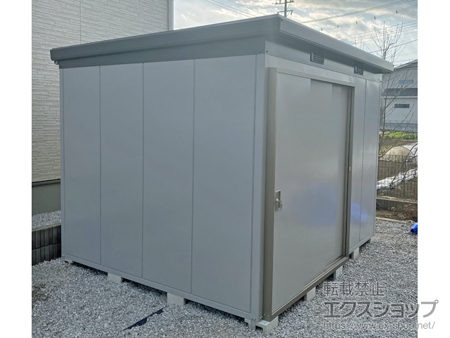 埼玉県所沢市のの物置・屋外倉庫 ナイソー 一般型 3040×2460×2270 SMK-75S 施工例