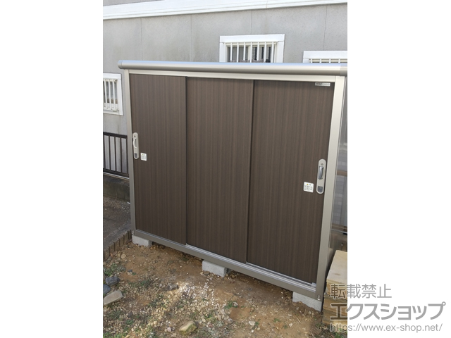 愛知県豊橋市のの物置・屋外倉庫 エスモ 一般型 1650×750×1501 ESE-1607E-DW 施工例