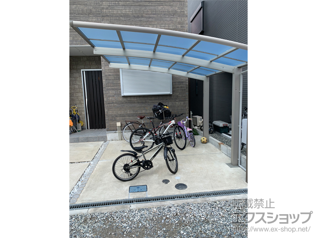 兵庫県尼崎市ののカーポート レイナポートグラン　積雪〜20cm対応 施工例