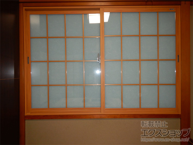 広島県広島市のの二重窓（内窓） 【02／1F 和室2】インプラス 引違い窓 2枚建 施工例