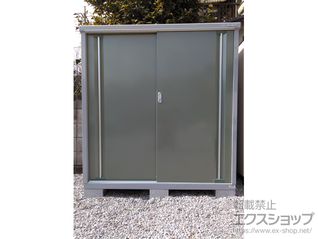 埼玉県所沢市のの物置・屋外倉庫 シンプリー 一般型 1520×905×1603（MJX-159D） MJX-159D-JG 施工例