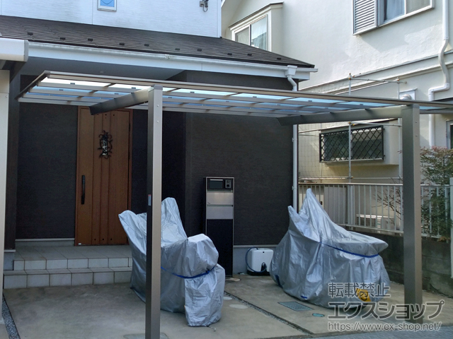 千葉県柏市ののカーポート ソリッドポート 積雪〜20cm対応 施工例