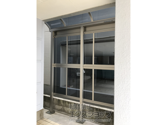 神奈川県横須賀市ののテラス屋根 ソラリア R型 テラスタイプ 単体 積雪〜20cm対応 施工例