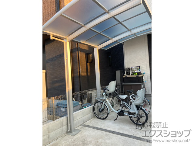 埼玉県川口市ののサイクルポート・駐輪場 レイナポートグランミニ 積雪〜20cm対応 施工例
