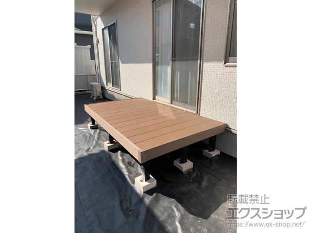 熊本県熊本市ののウッドデッキ マージウッドデッキ 施工例