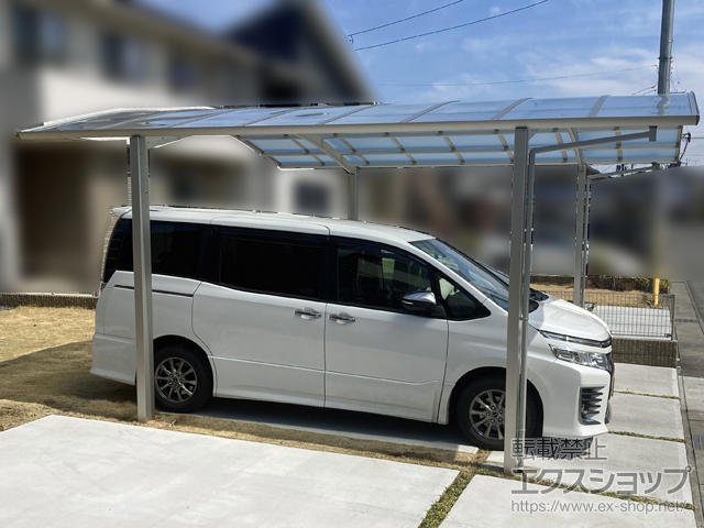 栃木県宇都宮市ののカーポート レイナツインポートグラン　積雪〜20cm対応 施工例