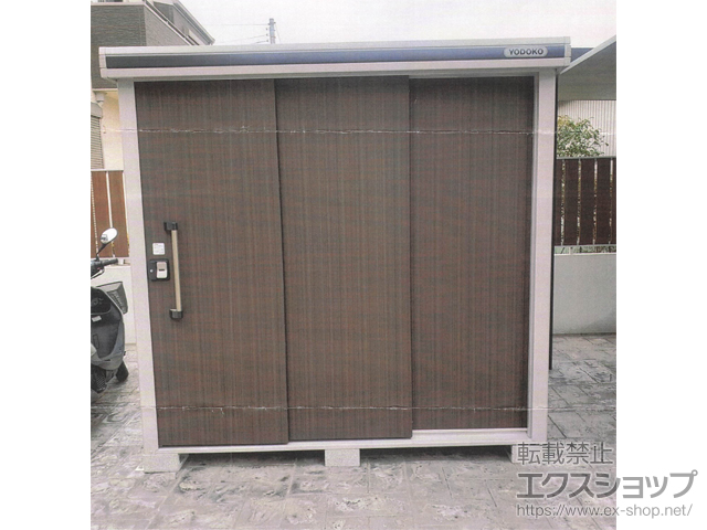 和歌山県有田市のの物置・屋外倉庫 エルモ 一般型 2220×1870×2119 LMD-2218-DW 施工例