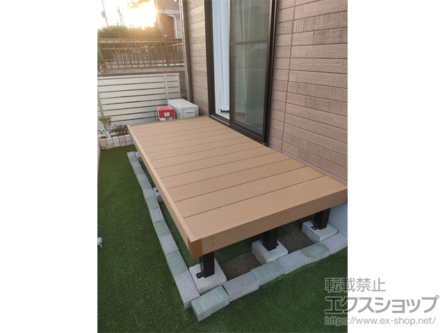 福岡県福岡市ののウッドデッキ マージウッドデッキ 施工例