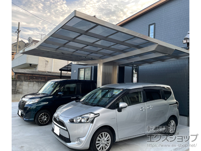 山口県萩市ののカーポート マイポートneo Y合掌 積雪〜20cm対応 施工例