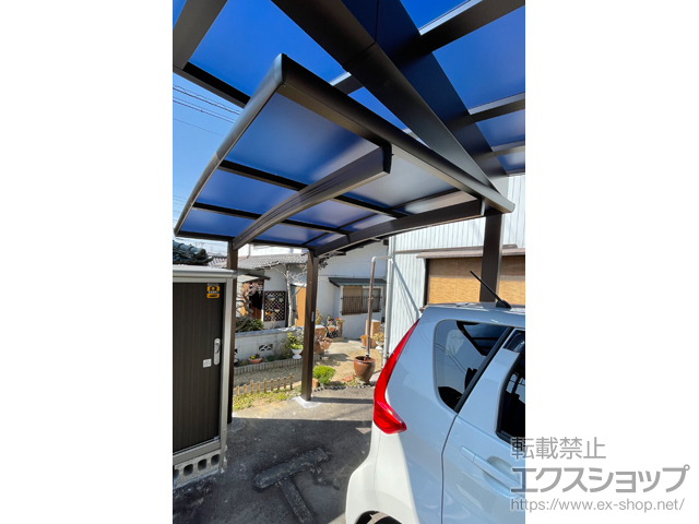 岡山県倉敷市ののサイクルポート・駐輪場 レイナポートグランミニ 積雪〜20cm対応 施工例