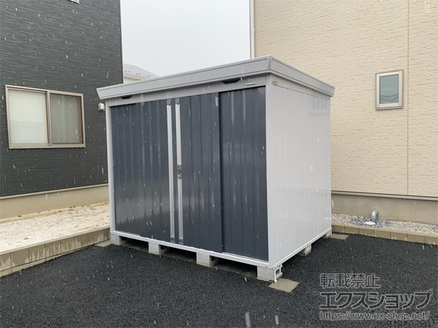 群馬県邑楽郡邑楽町のの物置・屋外倉庫 FORTA 一般型 2630×1790×2085 FS-2618S-CG 施工例