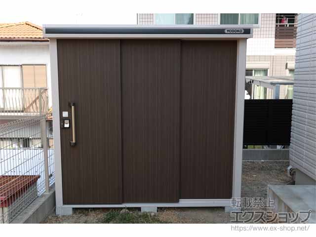 静岡県掛川市のの物置・屋外倉庫 エルモ 一般型 2220×2220×2118（LMD-2222） LMD-2222(DW) 施工例