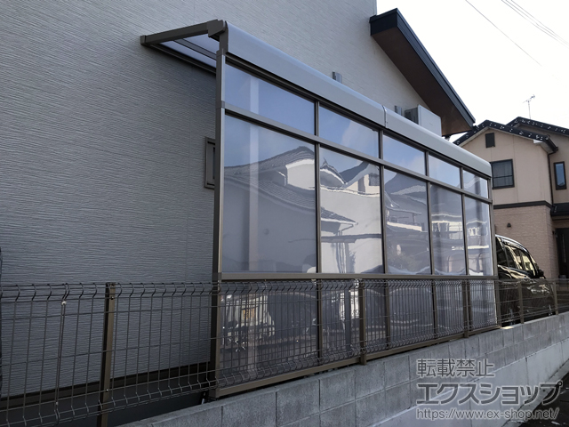 滋賀県大津市ののストックヤード スピーネストックヤードF型 パネルタイプ スクリーン 施工例