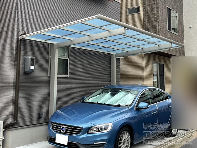 広島県安芸郡府中町ののカーポート エフルージュグラン　積雪〜20cm対応 施工例