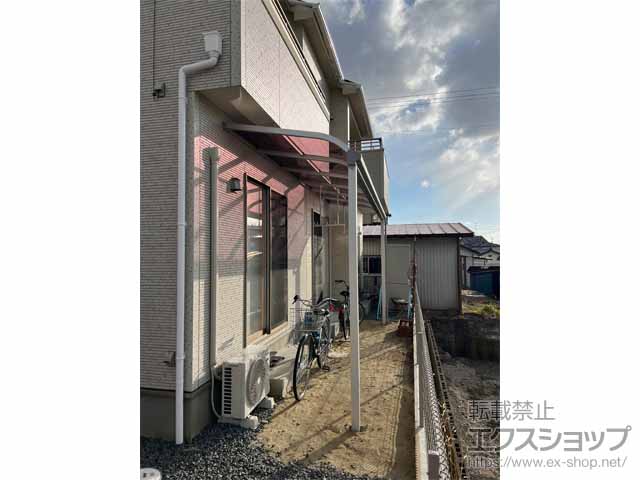 福島県郡山市ののテラス屋根 ソラリア R型 テラスタイプ 単体 積雪〜20cm対応 施工例