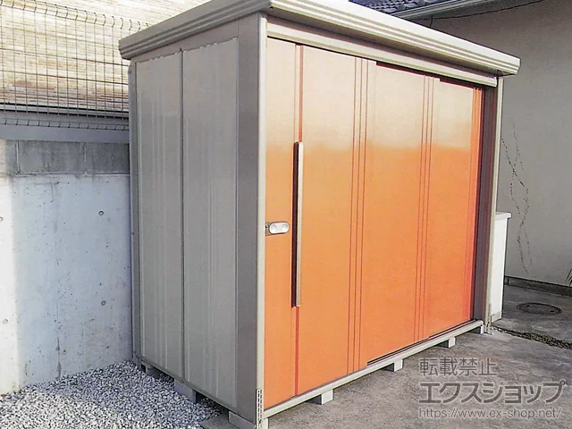 神奈川県座間市のタクボの物置・収納・屋外倉庫 Mr.ストックマンダンディ 一般型 2532×1222×2110 ND-2512-T 施工例