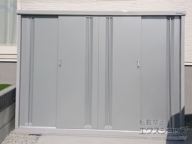 宮城県仙台市のの物置・屋外倉庫 シンプリー 一般型 2160×615×1603 MJX-216DP-PS 施工例