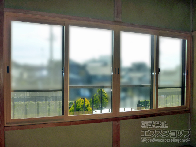 静岡県浜松市のの二重窓（内窓） インプラス 引違い窓 4枚建 施工例