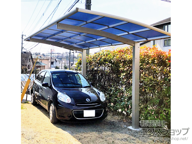 熊本県熊本市ののカーポート プレシオスポート 積雪〜20cm対応 施工例
