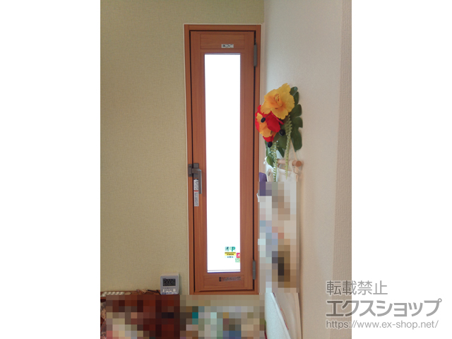 大阪府池田市のの二重窓（内窓） インプラス 開き窓 外観左吊元 施工例